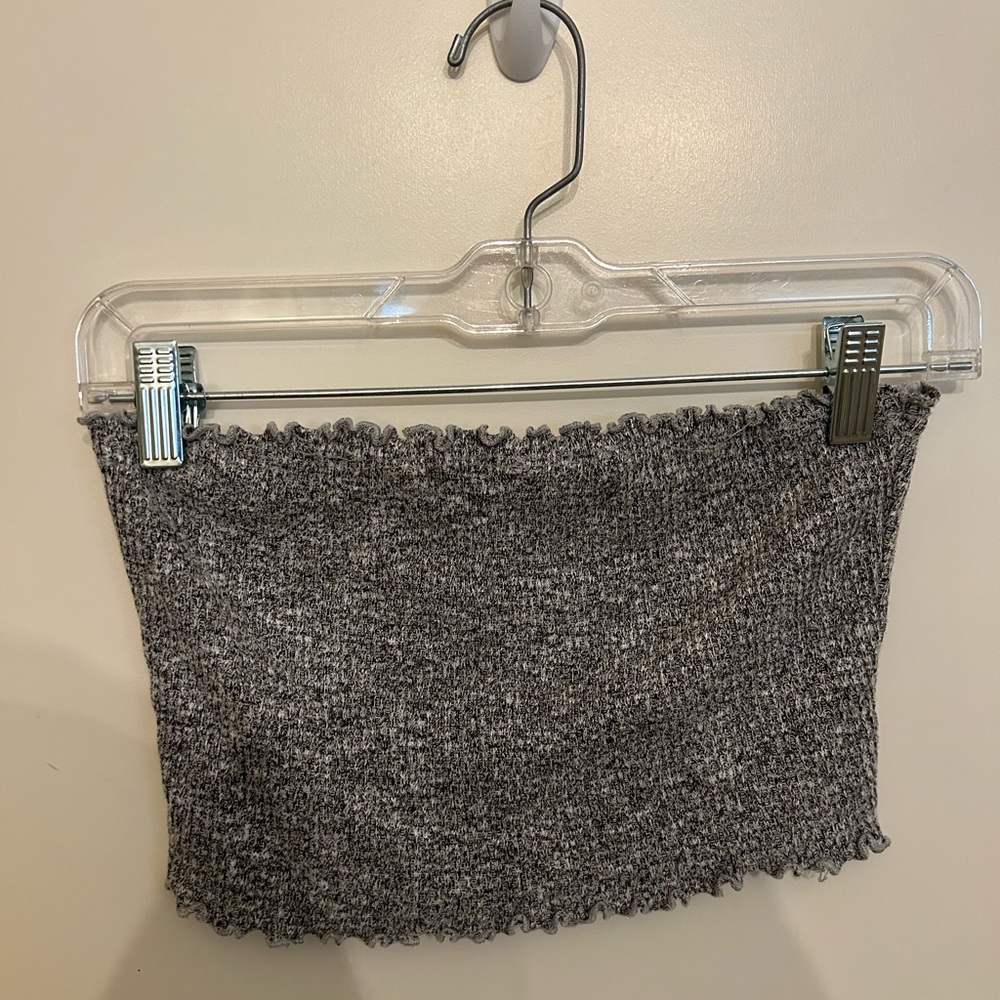 GREY TUBE TOP